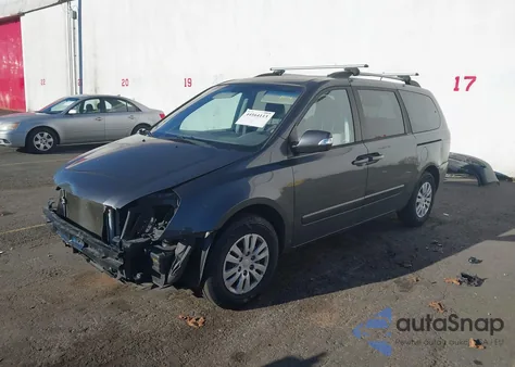 2012 Kia Sedona Lx z USA, uszkodzony, nr VIN KNDMG4C7XC6496763
